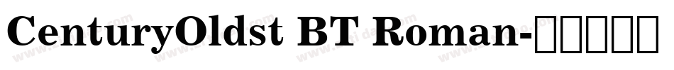 CenturyOldst BT Roman字体转换